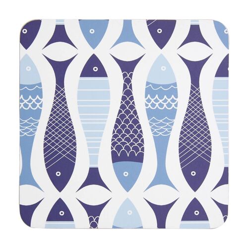 Pisces Cork Coasters - Set of 4