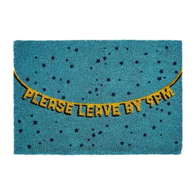 Please Leave by 9pm Doormat