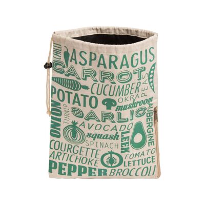 Porter Green and Natural Vegetable Bag