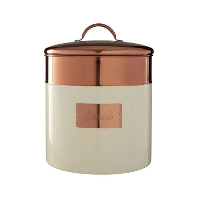 Prescott Cream / Copper Bread Bin