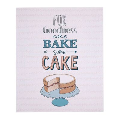 Pretty Things Bake Some Cake Wall Plaque
