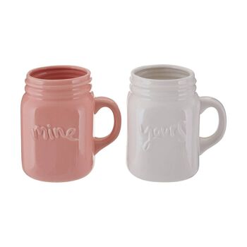 Mugs Pretty Things Mine & Yours - Lot de 2 3