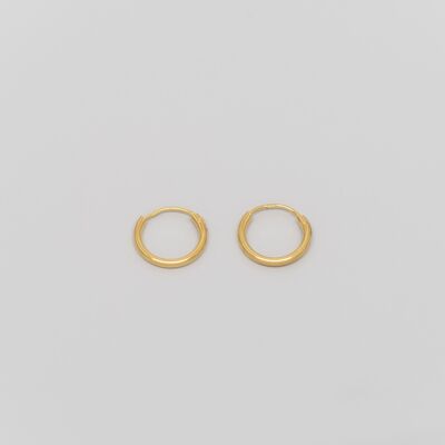 simple hoops - gold - XS