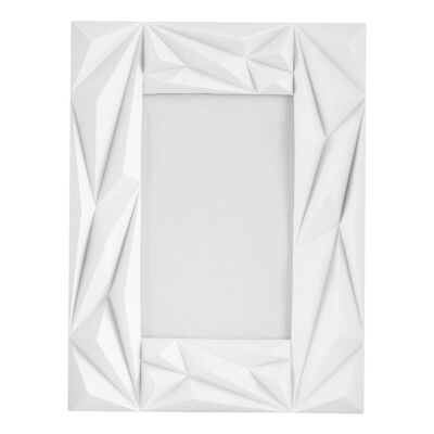 Prisma White 4in x 6in Photo Frame