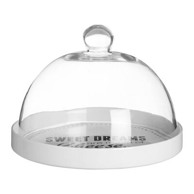 Pun & Games Cheese Board with Glass Dome