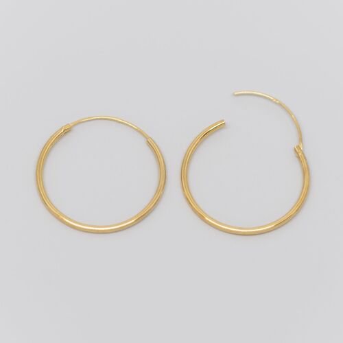 simple hoops - Gold - M