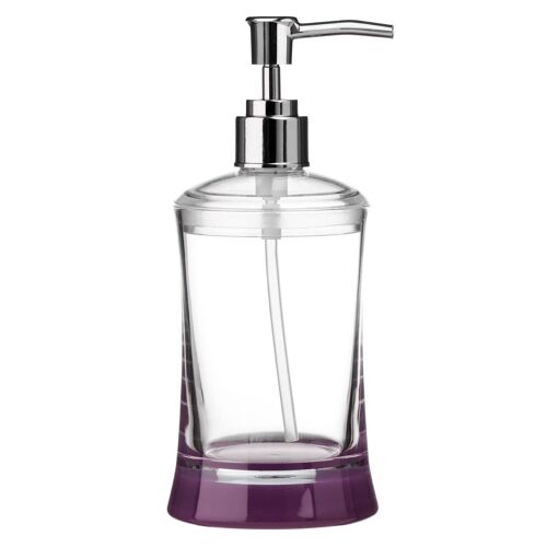 Purple and Clear Acrylic Lotion Dispenser