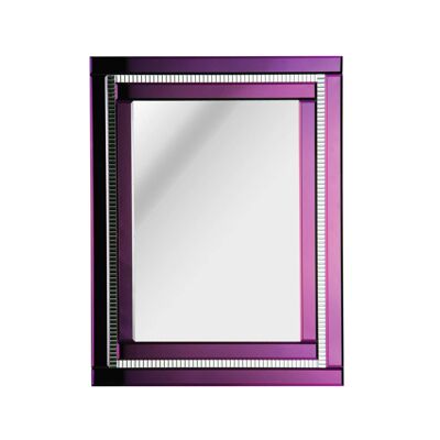 Purple Deco Mirror