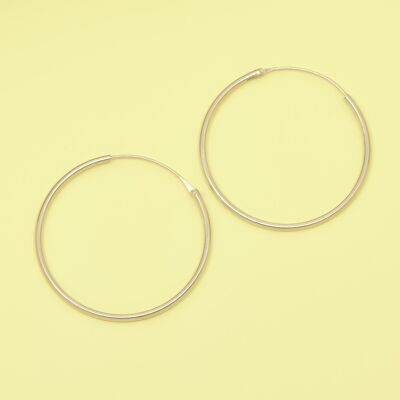 simple hoops - gold - L