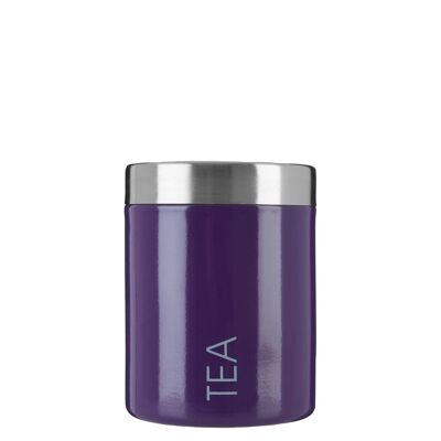 Purple Enamel Tea Canister