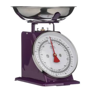Balance de cuisine sur pied violette - 5 kg 2