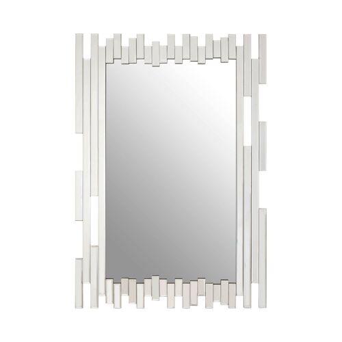 Puzzle Wall Mirror with Cut Out Frame