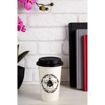 Tasse de voyage reine des abeilles 4