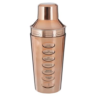 Recipe Rose Gold Cocktail Shaker