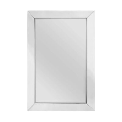 Rectangular Mirrored Wall Mirror - 90cm