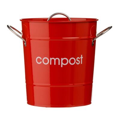 Red Compost Bin