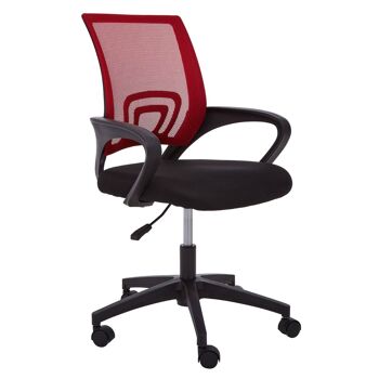 Chaise de bureau à domicile rouge 1
