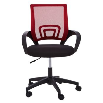 Chaise de bureau à domicile rouge 3
