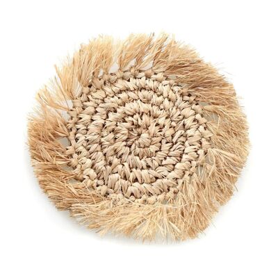 The Fringe Raffia Coaster - Natürlich