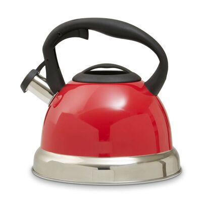 Red Whistling Kettle - 3.0 Ltr