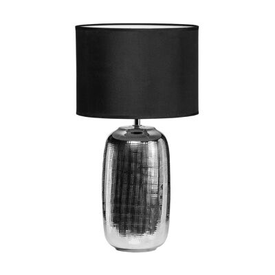 Regents Park Chrome Finish Ceramic Base Table Lamp