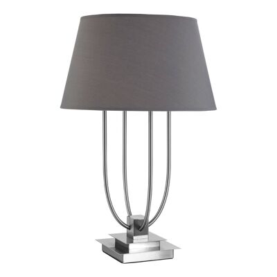 Regents Park Grey Shade Table Lamp