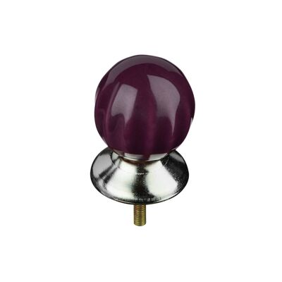 Retro Style Purple Drawer Knobs