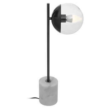 Lampe de table au fini noir Revive 2