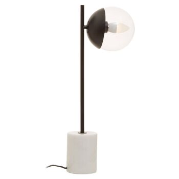 Lampe de table au fini noir Revive 3