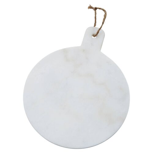 Round Marble Paddle Chopping Board