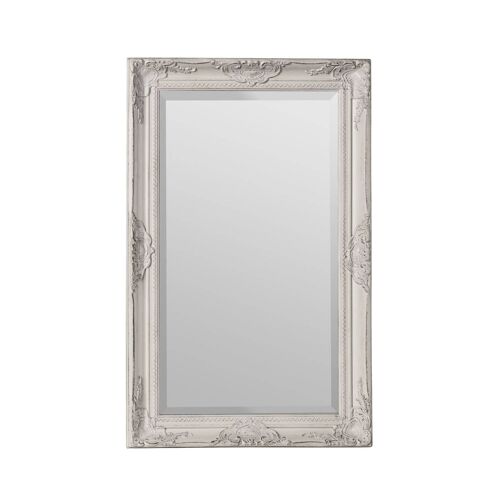 Rustic Cream and Gold Finish Wall Mirror