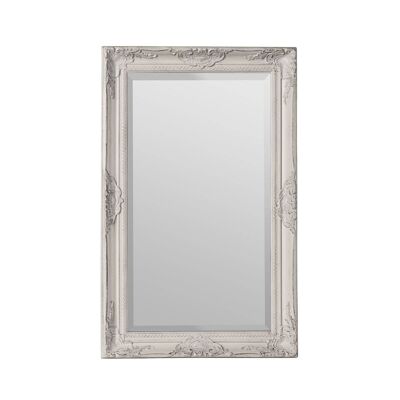 Rustic Cream and Gold Finish Wall Mirror
