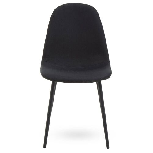 Salford Black Fabric Dining Chair