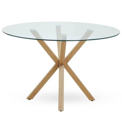 Salford Dining Table with Ash Wood Legs