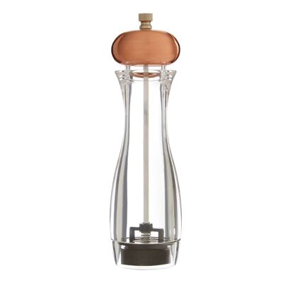 Salt/Pepper Medium Clear Copper Mill