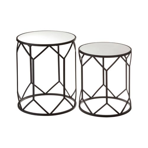 Set of 2 Avantis Polygonal Frame Tables