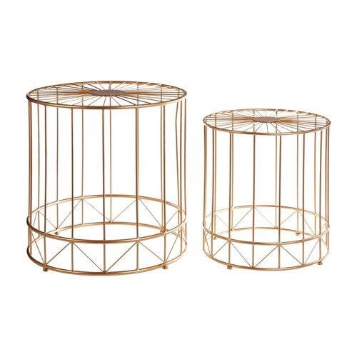 Set of 2 Lexi Round Side Tables