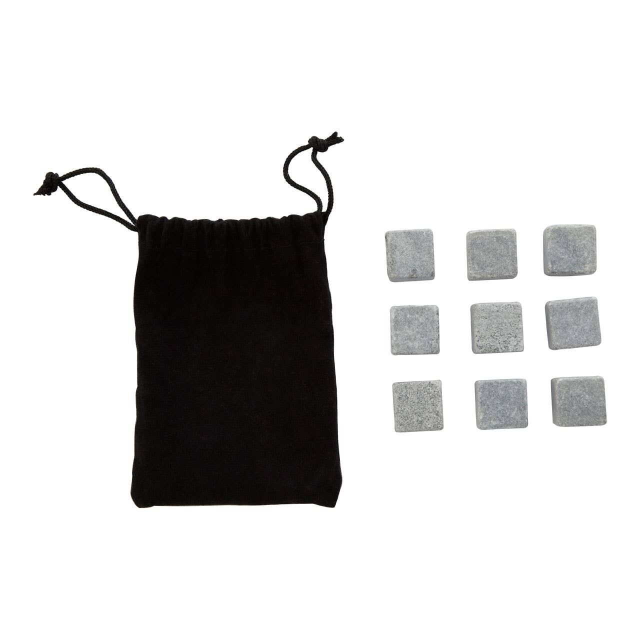 Ensemble de 9 roches de glace en granit