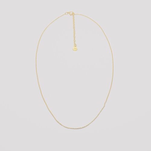 plain necklace - Gold - M