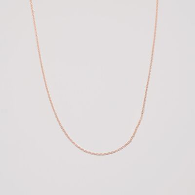 collana semplice - oro rosa - L