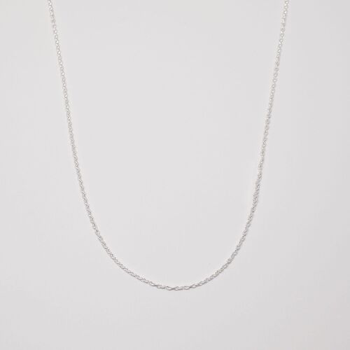 plain necklace - Silber - L