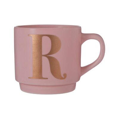 Signet Pink R Letter Mug