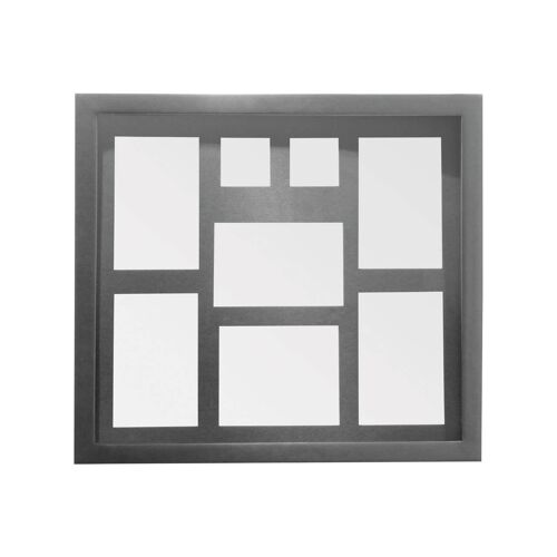 Silver 8 Photo Multi Photo Frame