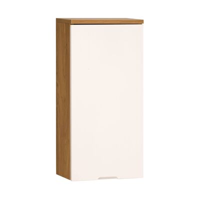 Single Door Oak Effect Wall Cabinet