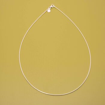 collier oméga - argent 1