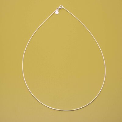 omega necklace - silver