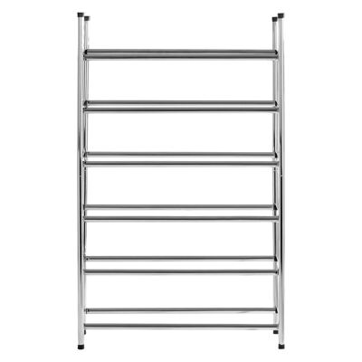 Six Tiers Chrome Shoe Rack