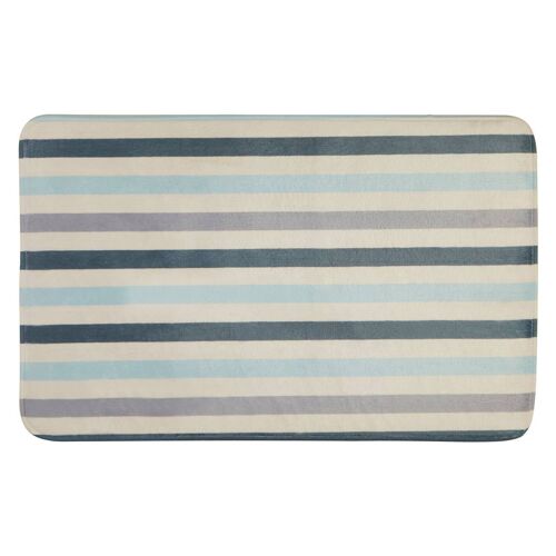 Soak Stripe Design Bath Mat