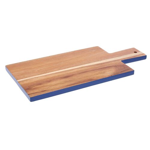 Socorro Rectangular Blue Edge Chopping Board