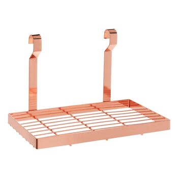 Étagère de rangement à une étagère en or rose Sorello 2